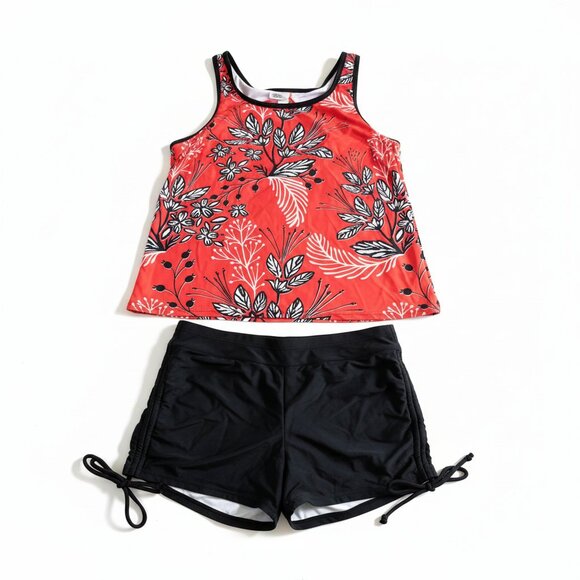 Yonique 3 Piece Tankini Swimsuits Size XS - Picture 3 of 13